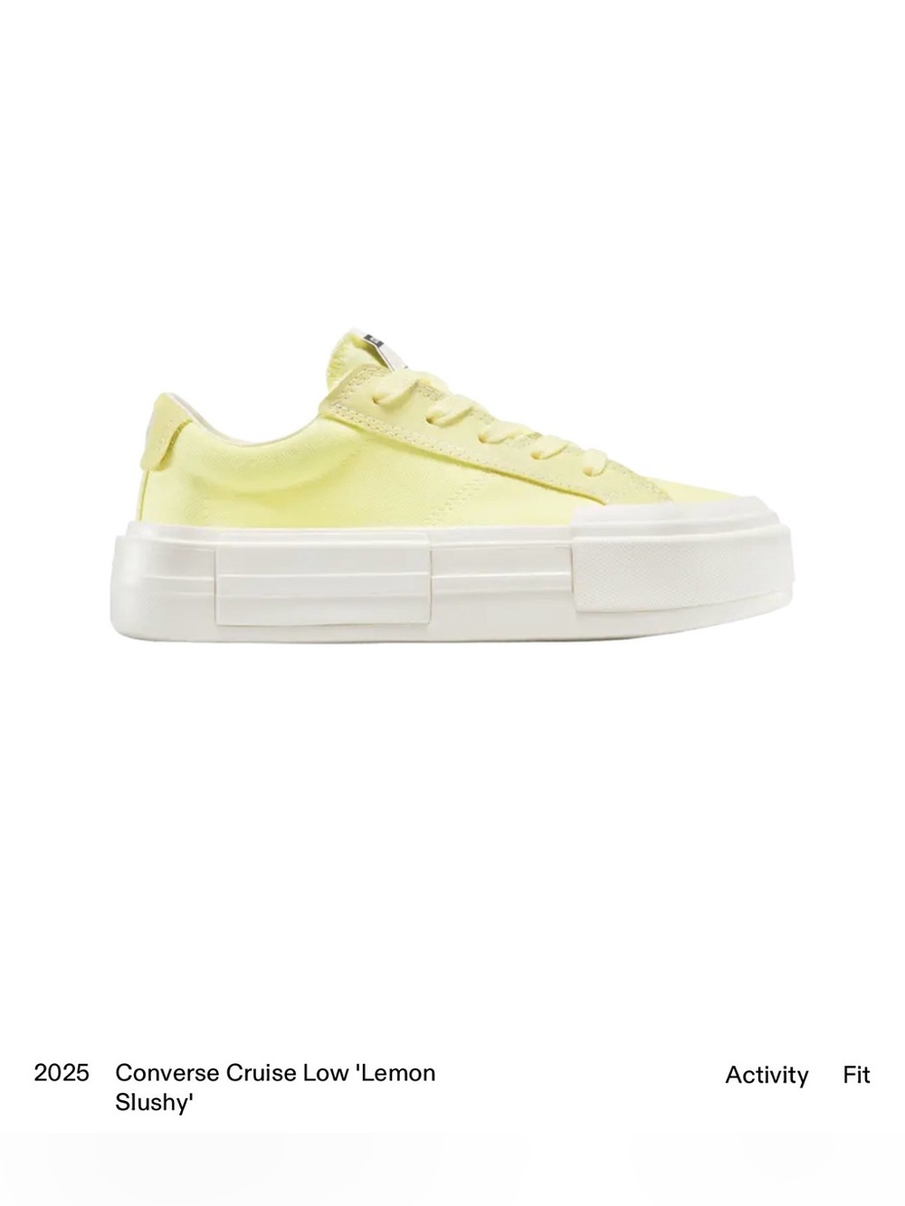 Converse Cruise Low ‘Lemon Slushy’ Sneakers